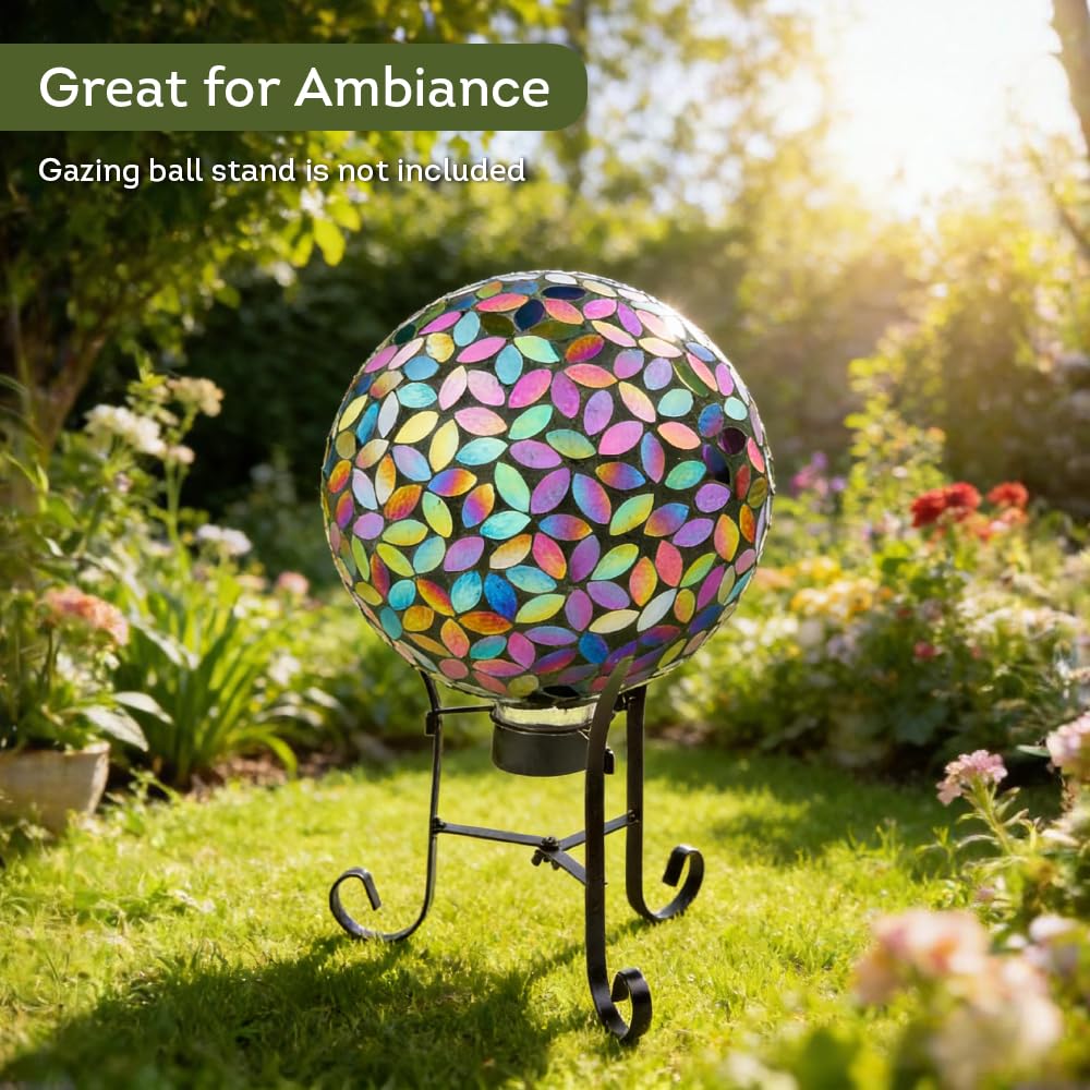 Lily's Home 10-inch globe on pedestal showing size and display impact