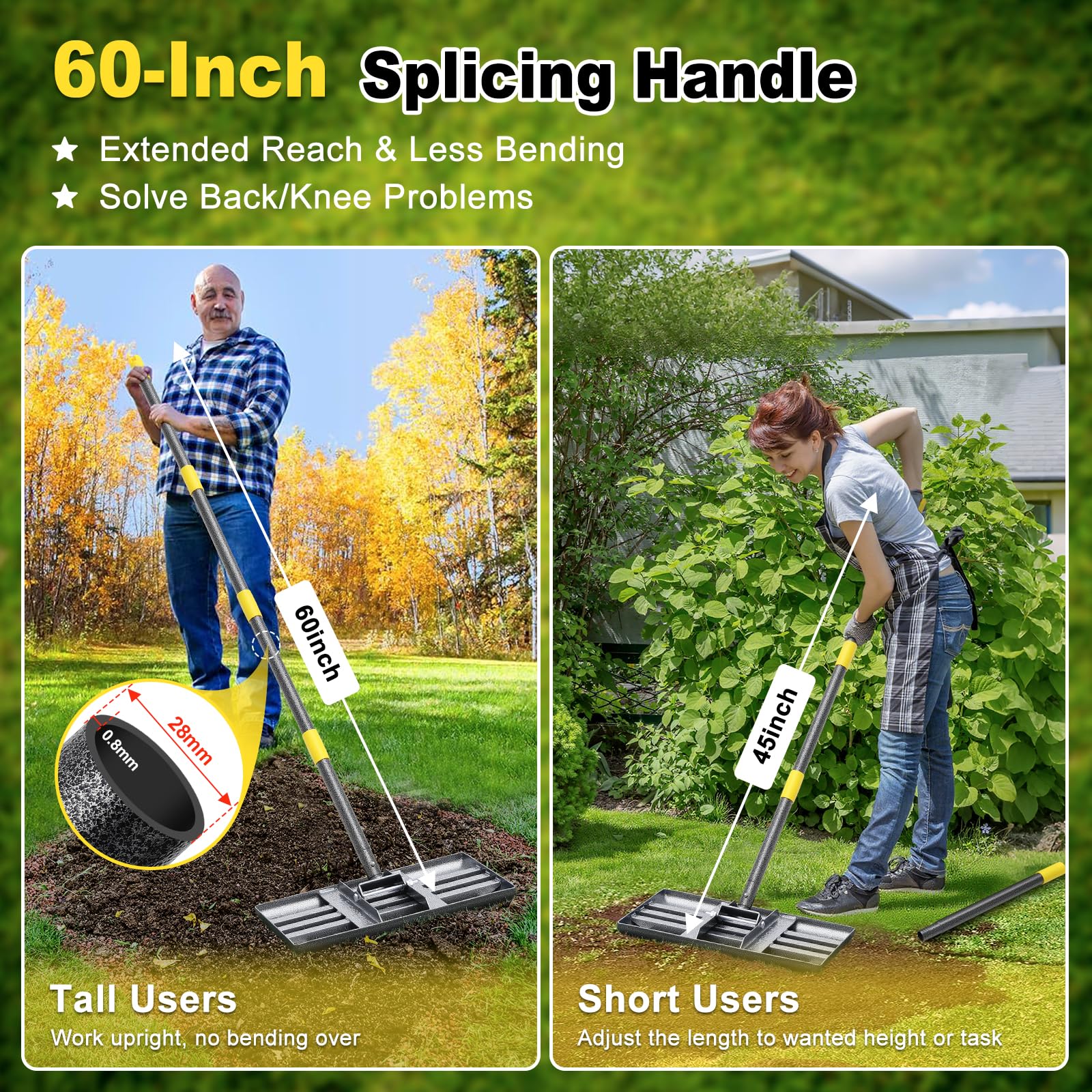 Lilyvane dual-screw handle connection for wobble-free control benefit