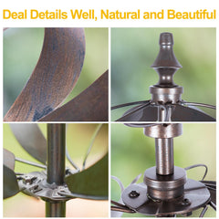 LimeHill full-height spinner installed in garden showing tall, visible motion