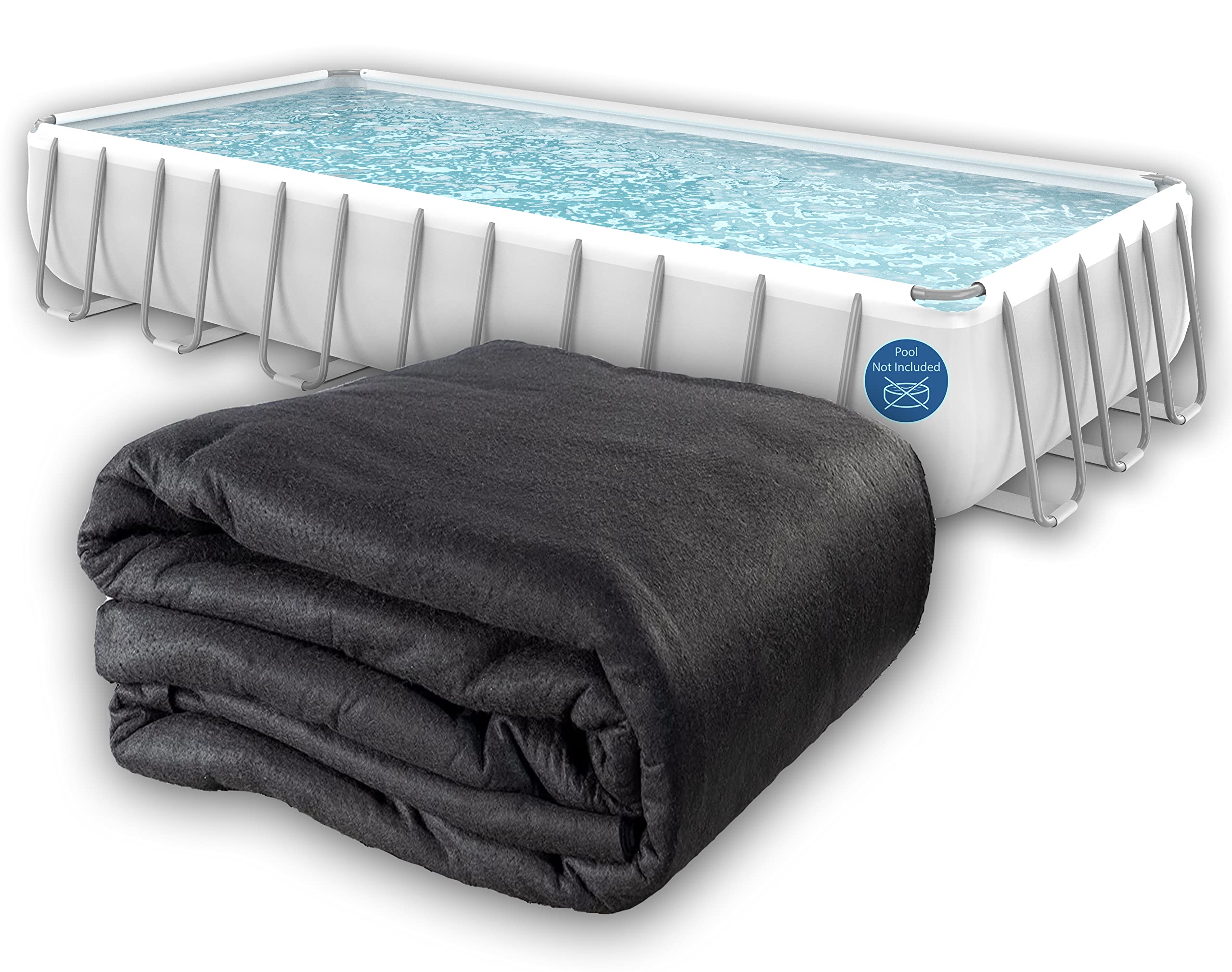 Liner Life front view of 16x32 rectangle pad showing full coverage and protection