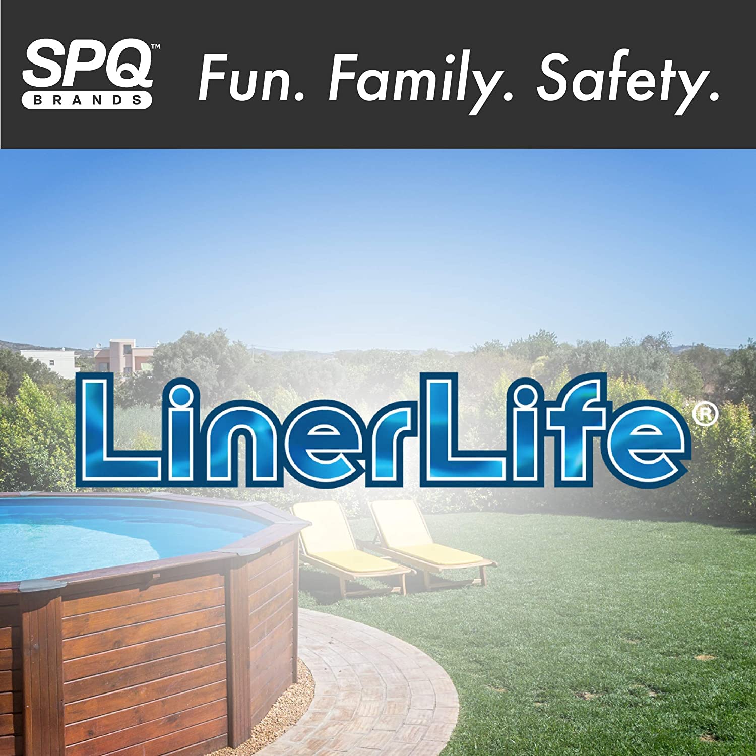 Liner Life pad in backyard pool setting enhancing liner longevity and swimmer comfort