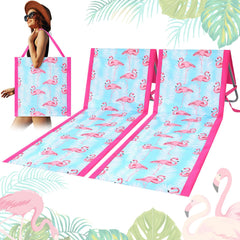 Lineshading front view flamingo pattern chair showing comfort and style