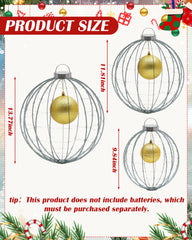 Lineshading lit sphere on porch at night adding warm holiday ambiance