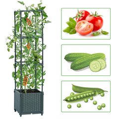 LINEX trellis close-up showing alloy-steel connection and reliable plant support benefit