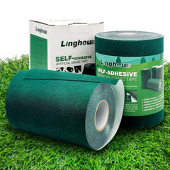 Linghou front packaging of seam tape showing dimensions and benefits