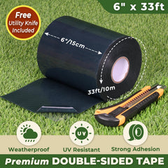 Linghou close-up of double-sided adhesive showing strong bond for seams