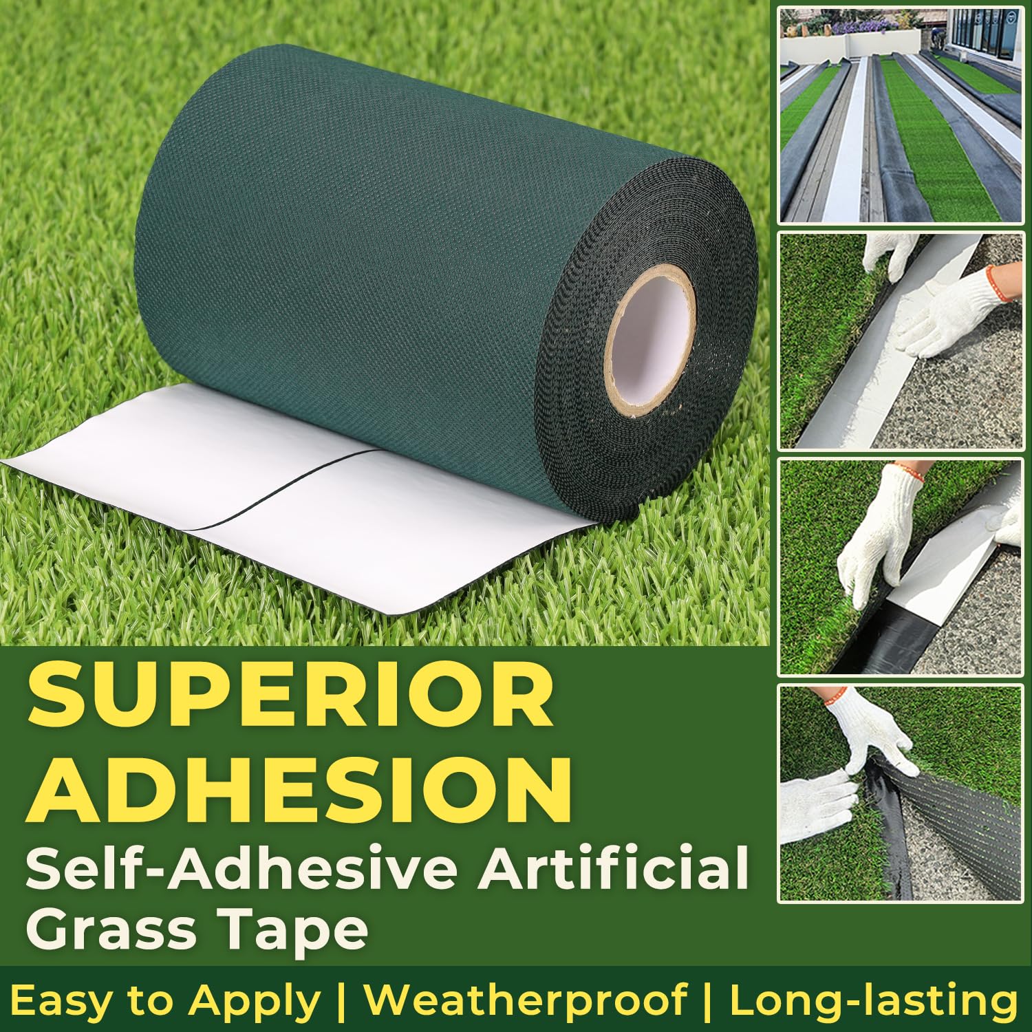 Linghou tape water droplets demonstrate waterproof, weatherproof adhesion