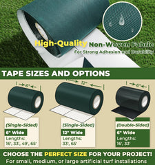 Linghou seam tape unrolled beneath turf edges for smooth, hidden joins