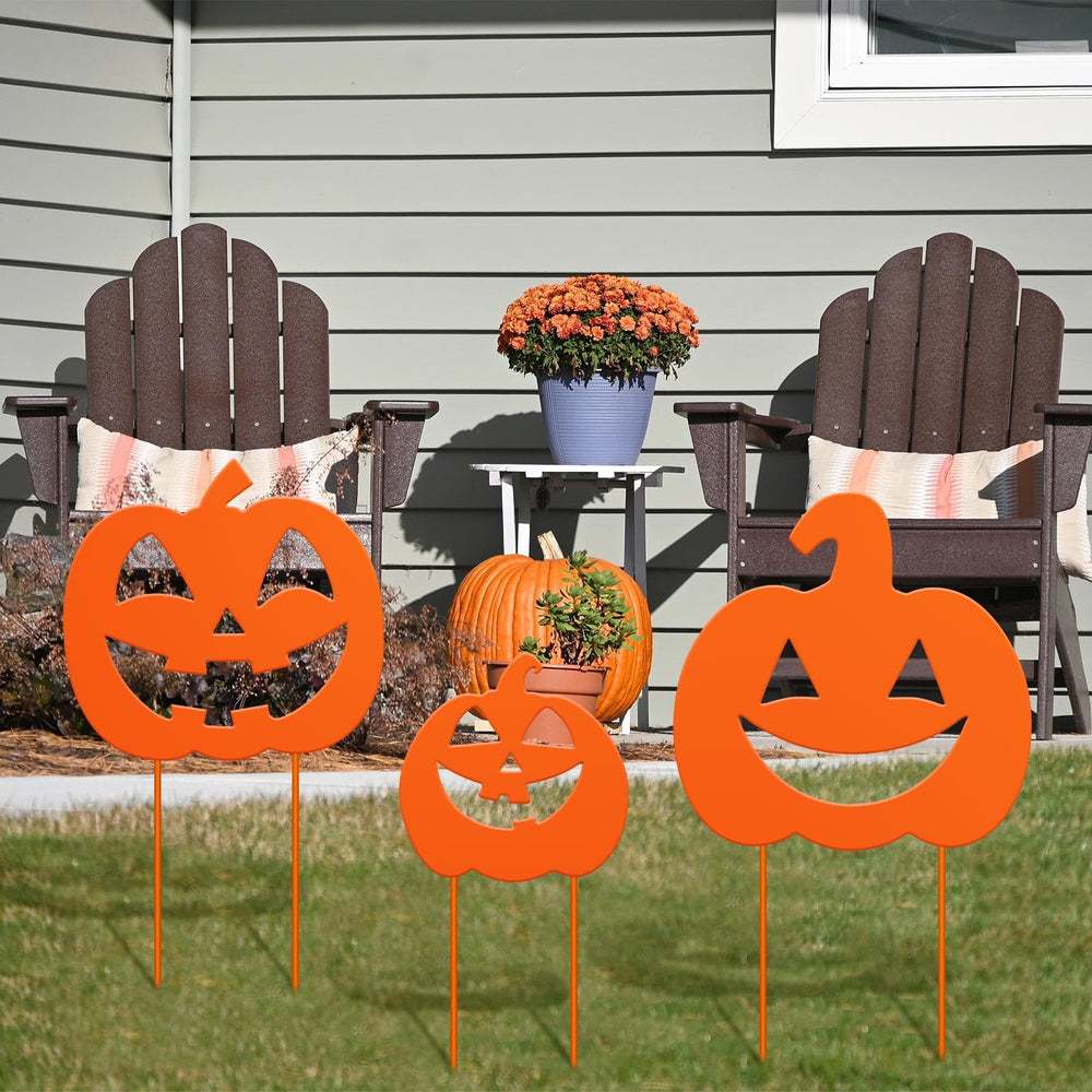 Lingvee three pumpkins side-by-side showing the different sizes