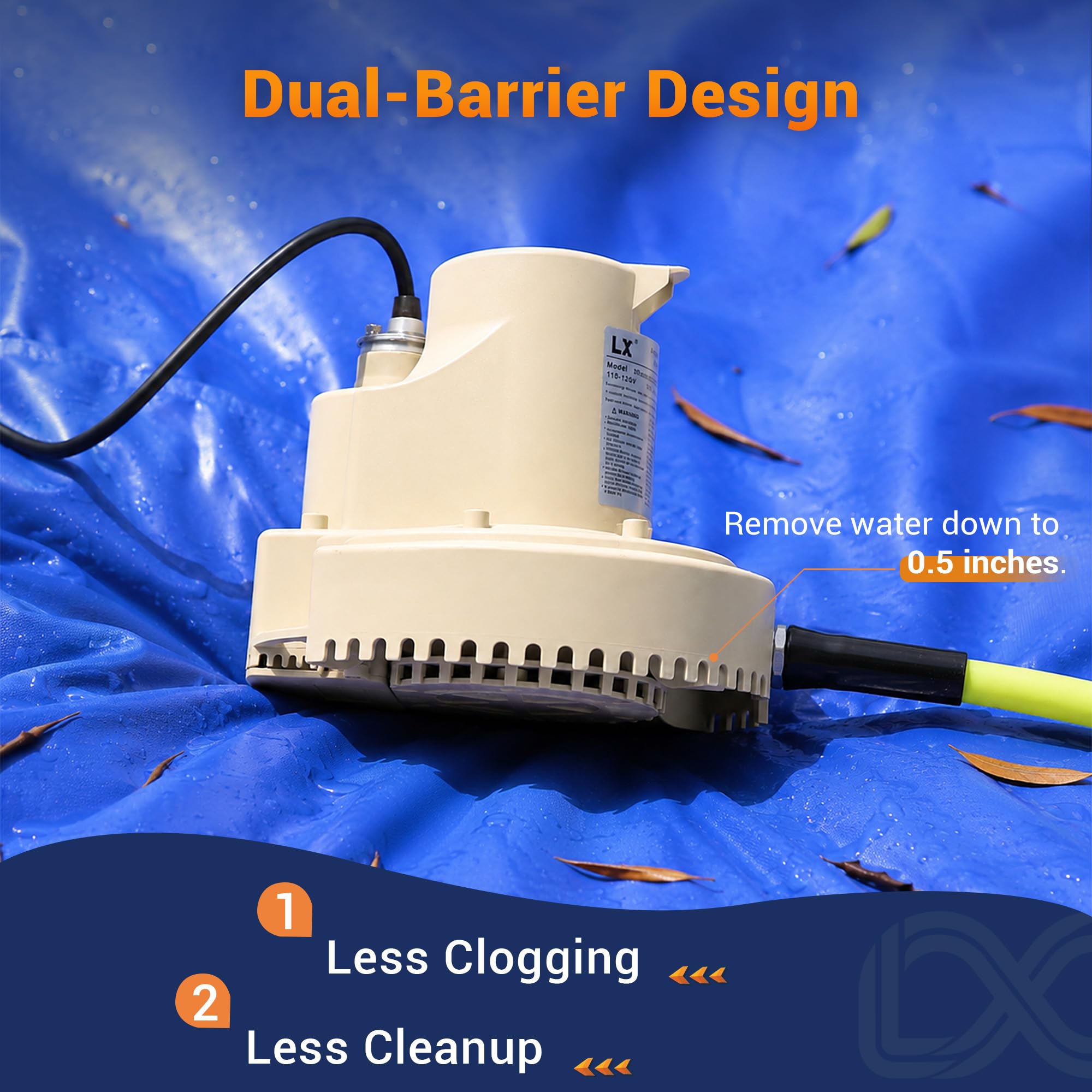 LINGXIAO discharge connection with hose adapter for easy hookup benefit