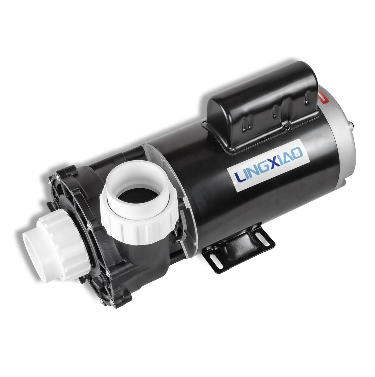 LINGXIAO pump front overview showing mounting and robust housing benefit durability