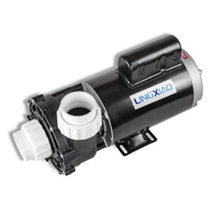 LINGXIAO pump front overview showing mounting and robust housing benefit durability