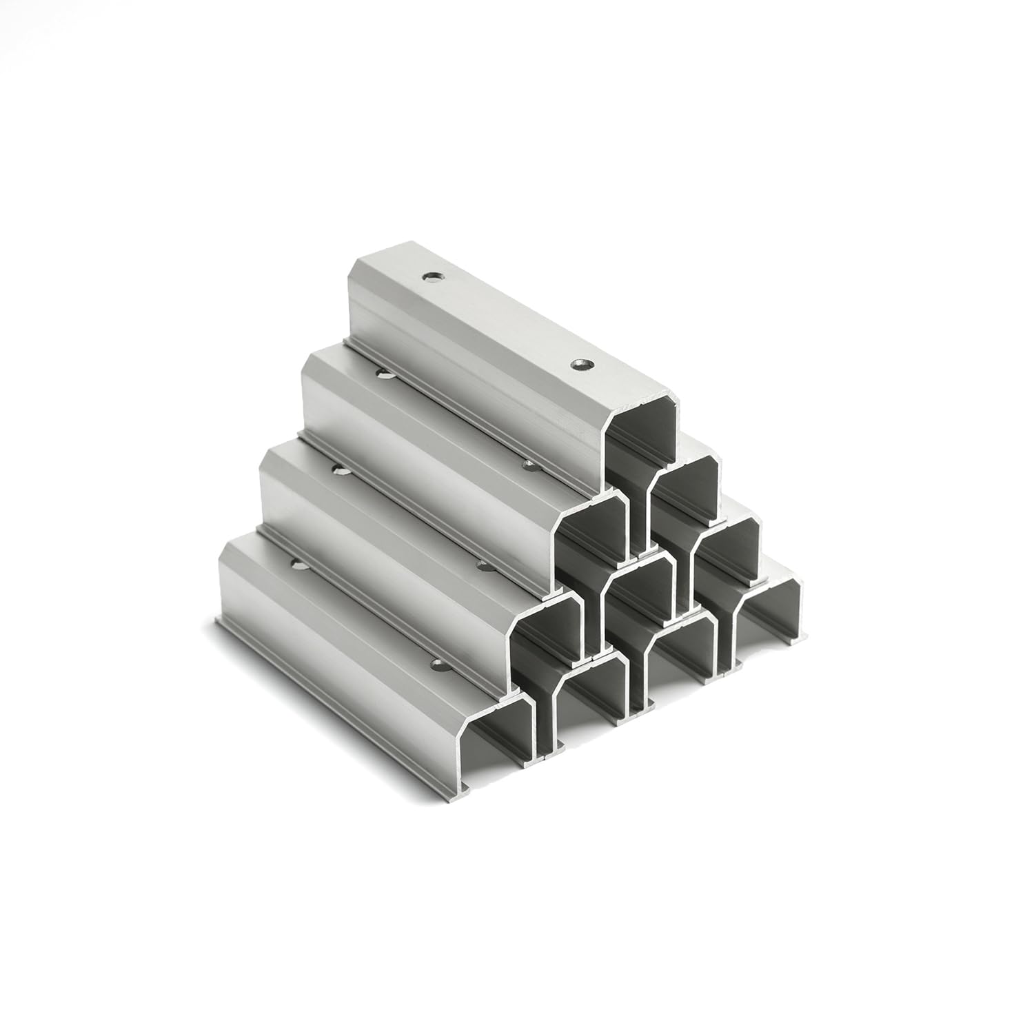 Link Solar end clamp with rubber seal protecting panel frames and reducing vibration