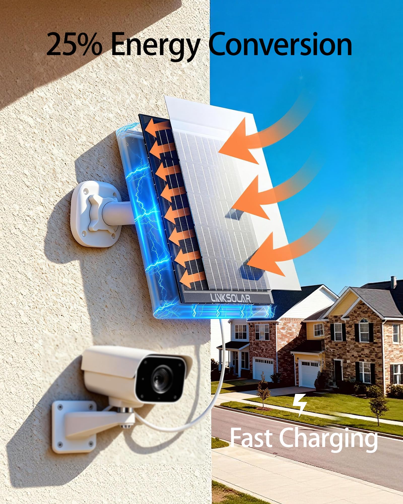 LinkSolar laid-out cable and adapters showing versatile connection benefit