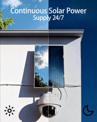LinkSolar mounted on house eave demonstrating stable outdoor placement benefit