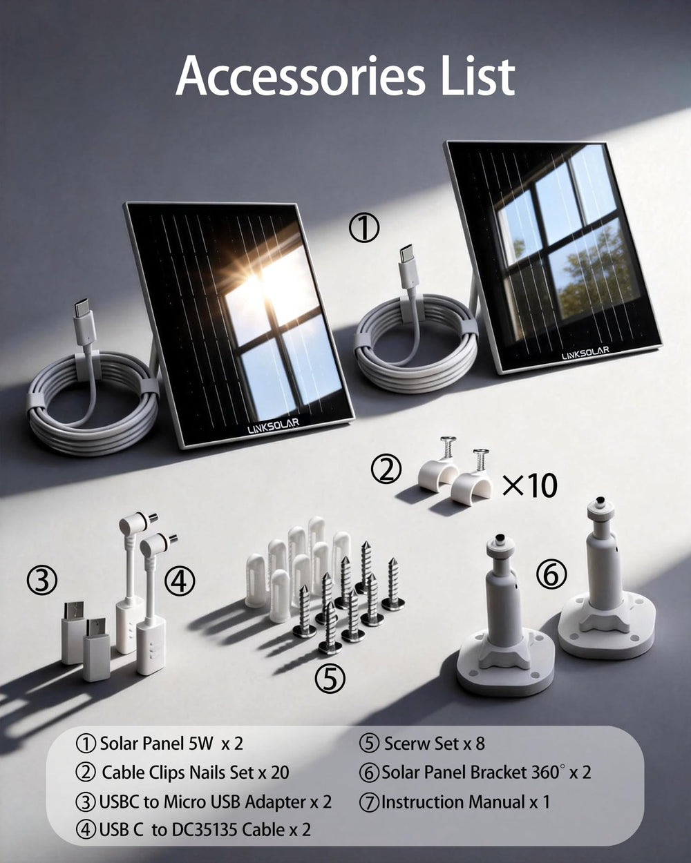 LinkSolar panel held in hand to show compact lightweight design benefit
