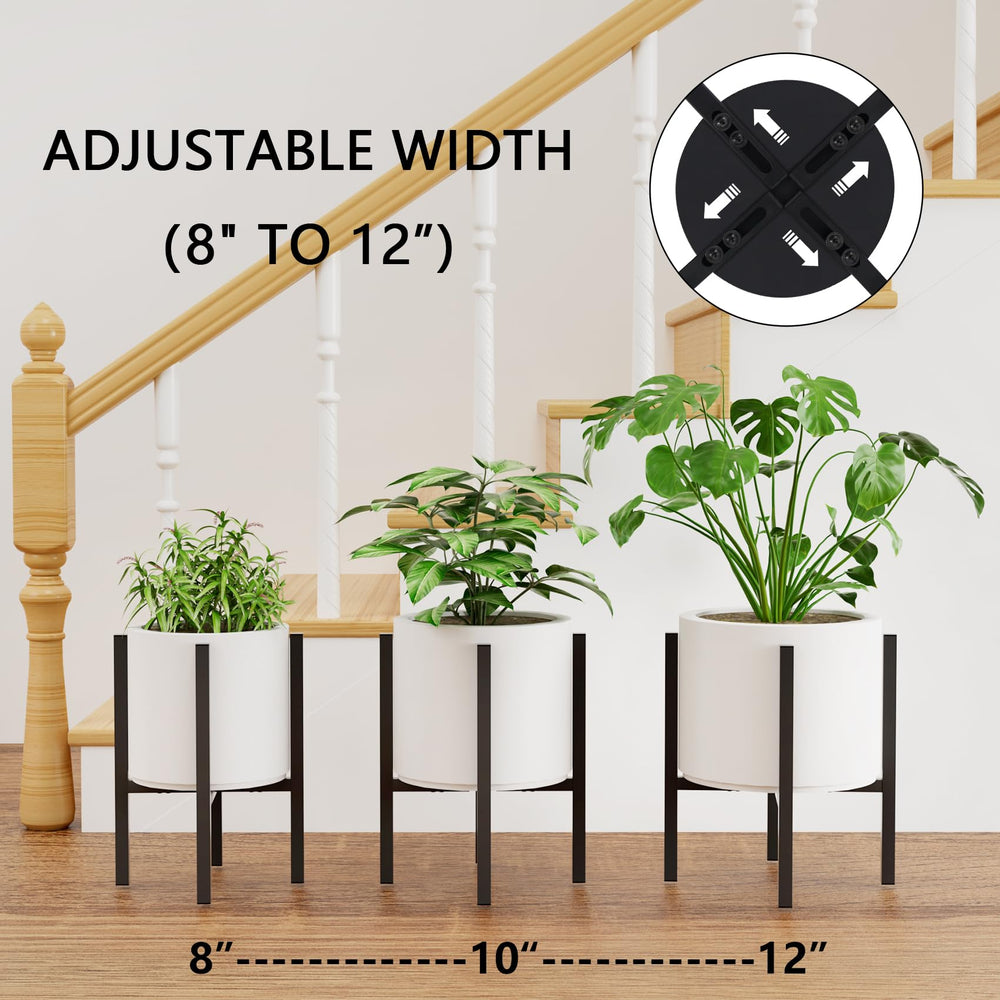 Linpla adjustable height demonstration with one stand taller for better light