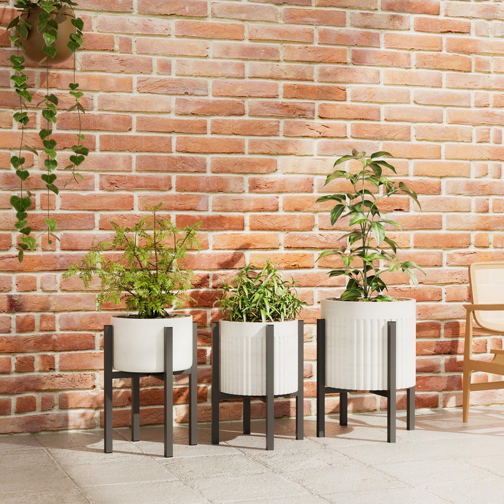 Linpla lifestyle livingroom scene enhancing home decor and stable plant display