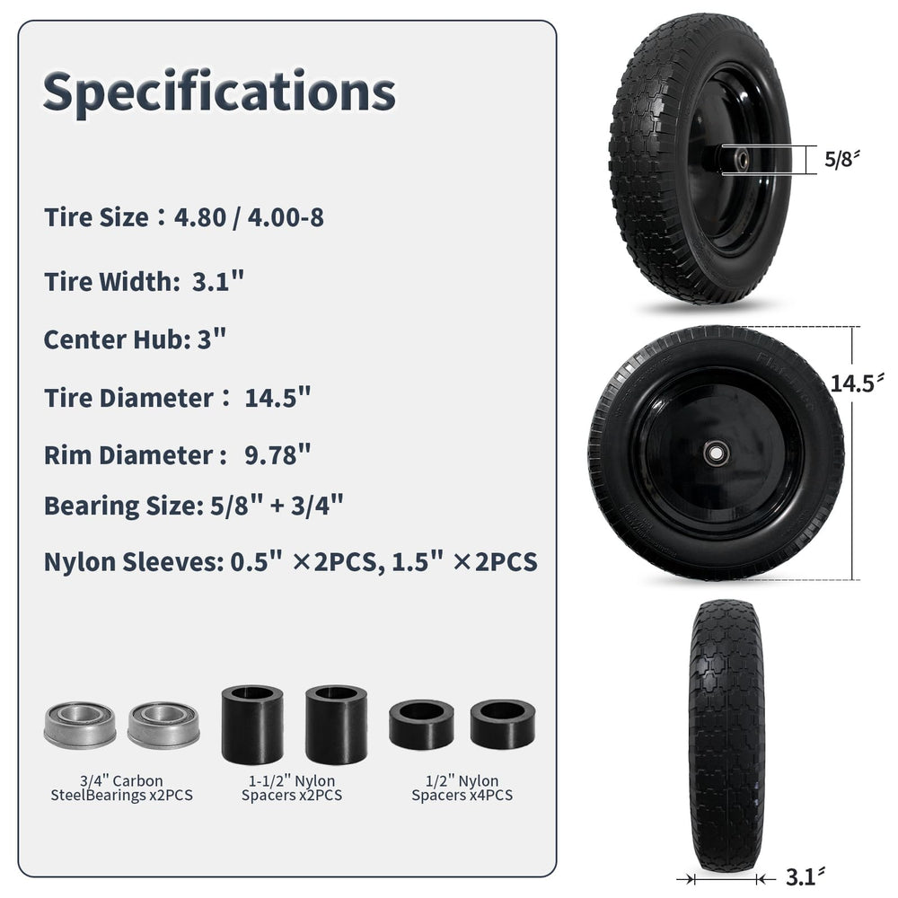 Linpuco close-up of PU tread pattern demonstrating improved grip and durability