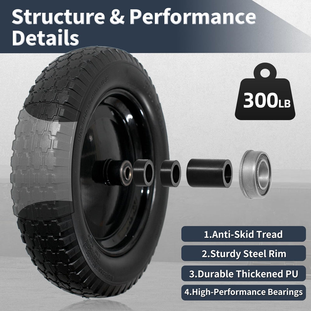 Linpuco side profile of wheel with visible dimensions for easy size confirmation