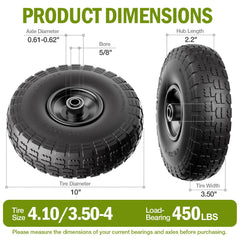 Linpuco close-up of rubber tread for improved traction and long-lasting wear