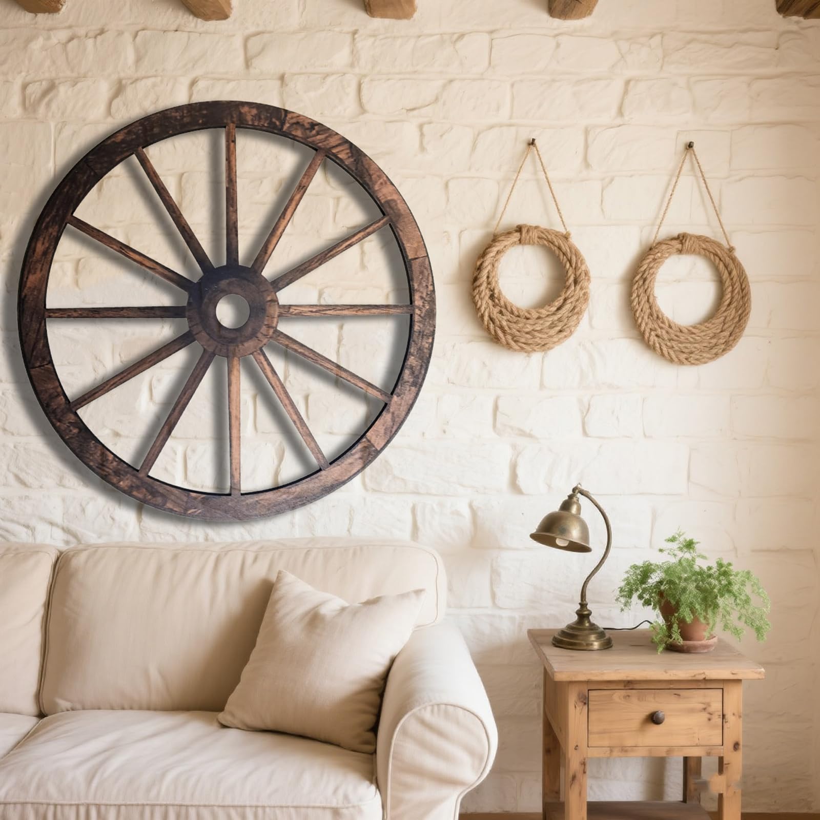 linsuo mounted in coffee shop adds rustic atmosphere and warm ambiance