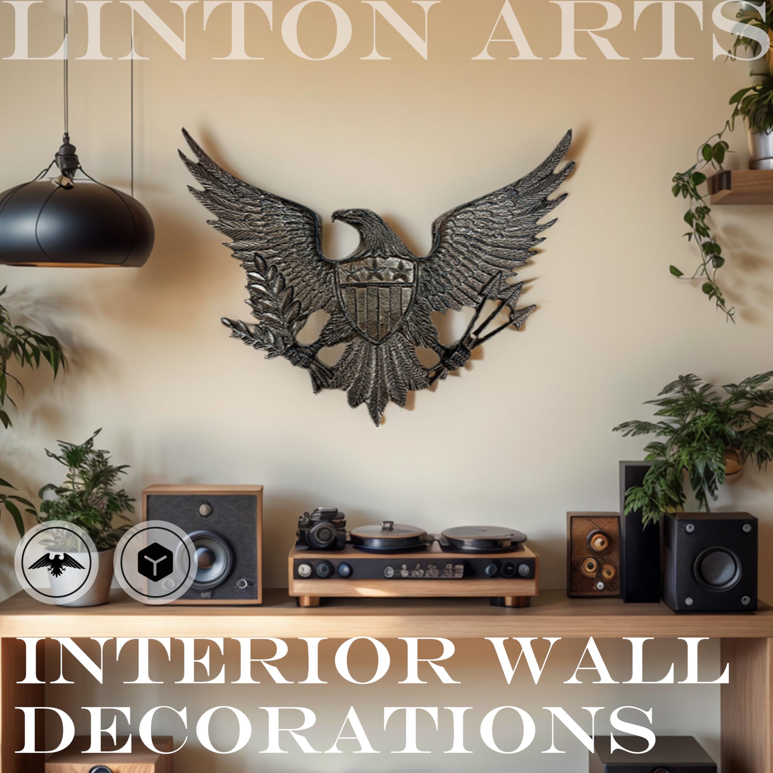 Linton Arts packaging with screws included showing easy installation and readiness