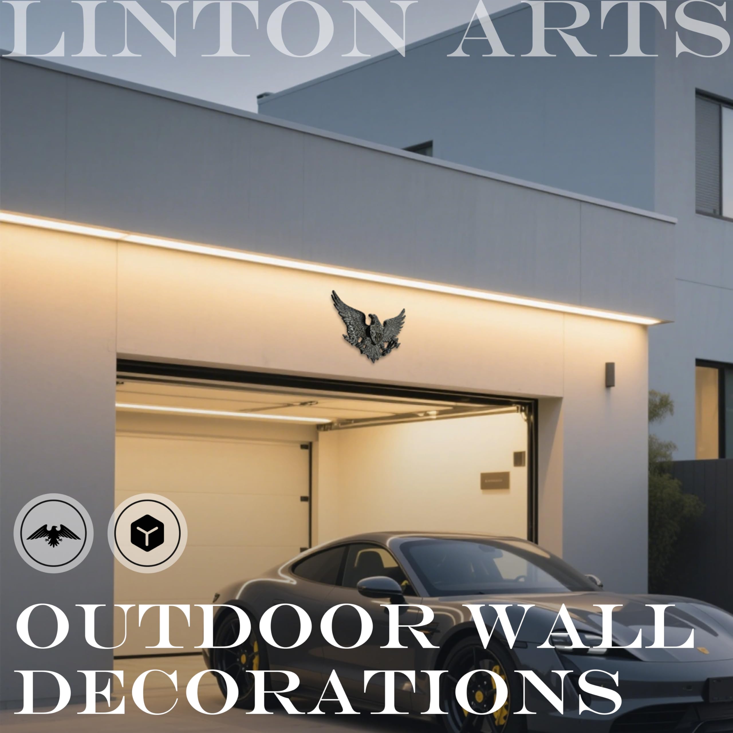 Linton Arts next to ruler scale comparison showing actual dimensions and fit