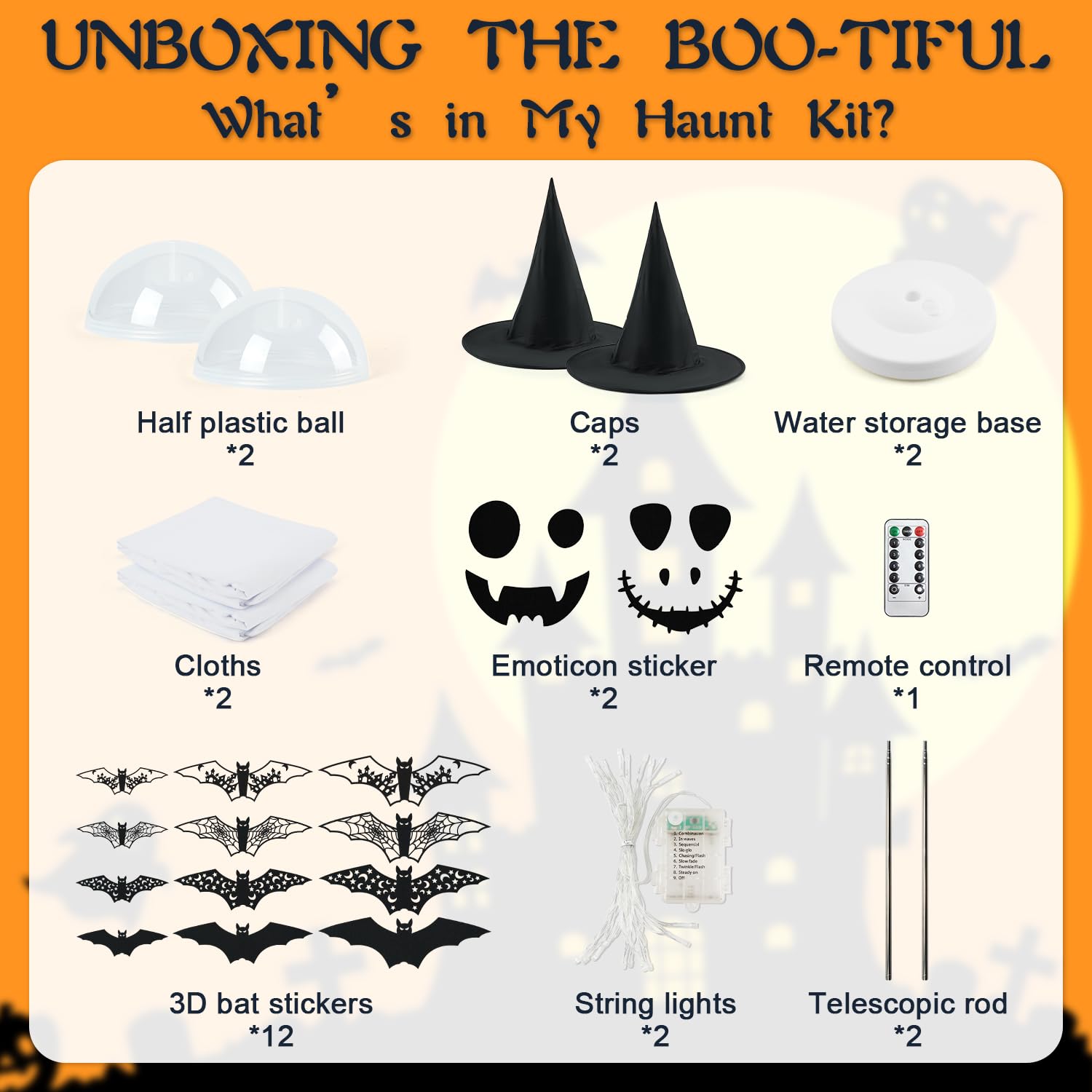 Linyona folded ghosts flat for storage demonstrating compact seasonal storage benefit