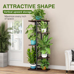 LINZINAR placed in a narrow hallway corner saving floor space and adding greenery
