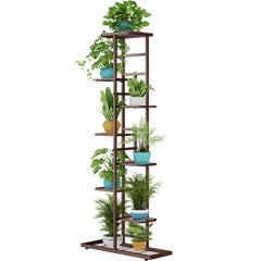 LINZINAR front view plant stand showing vertical multi-tier benefit