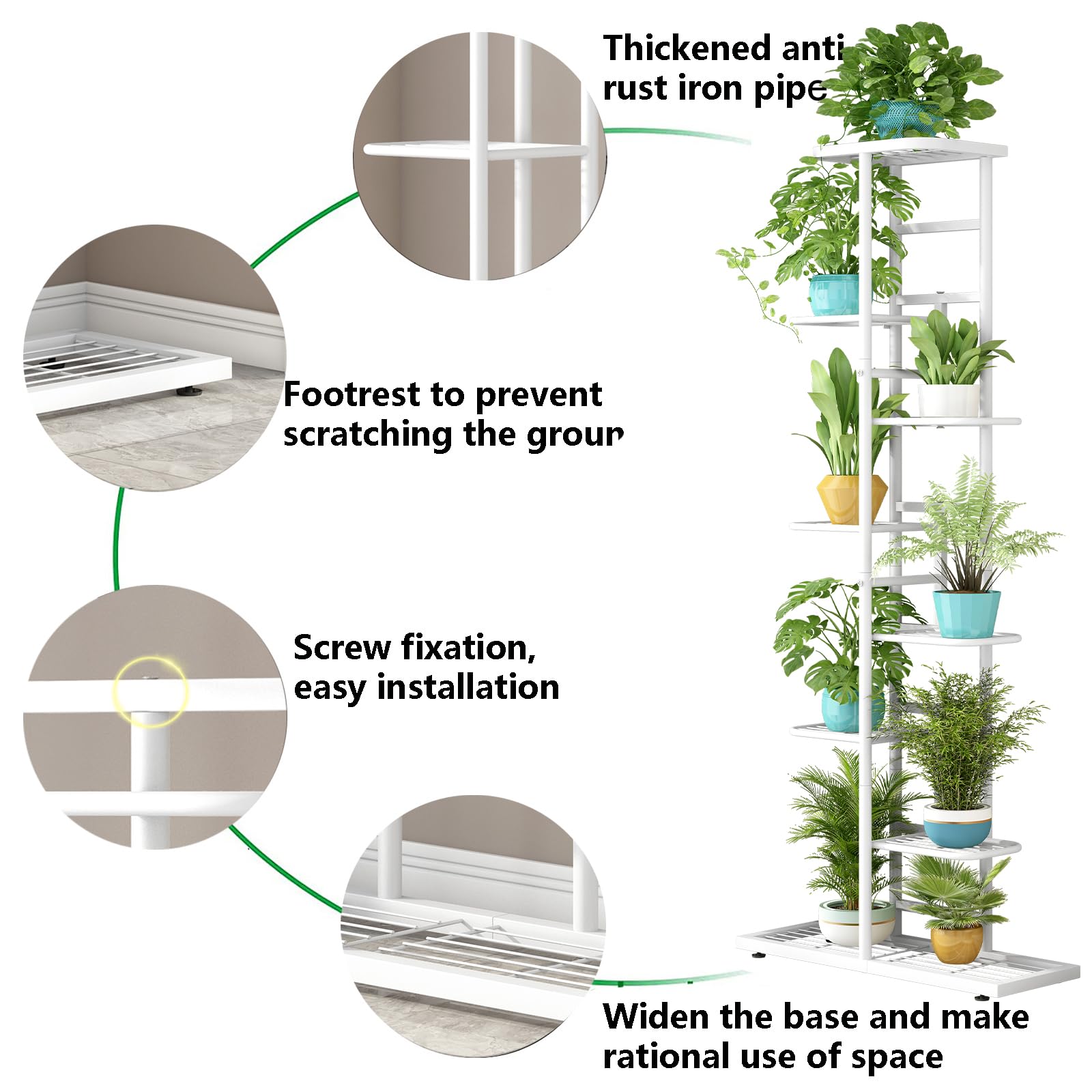 LINZINAR on a balcony with plants illustrating outdoor display and decorative appeal