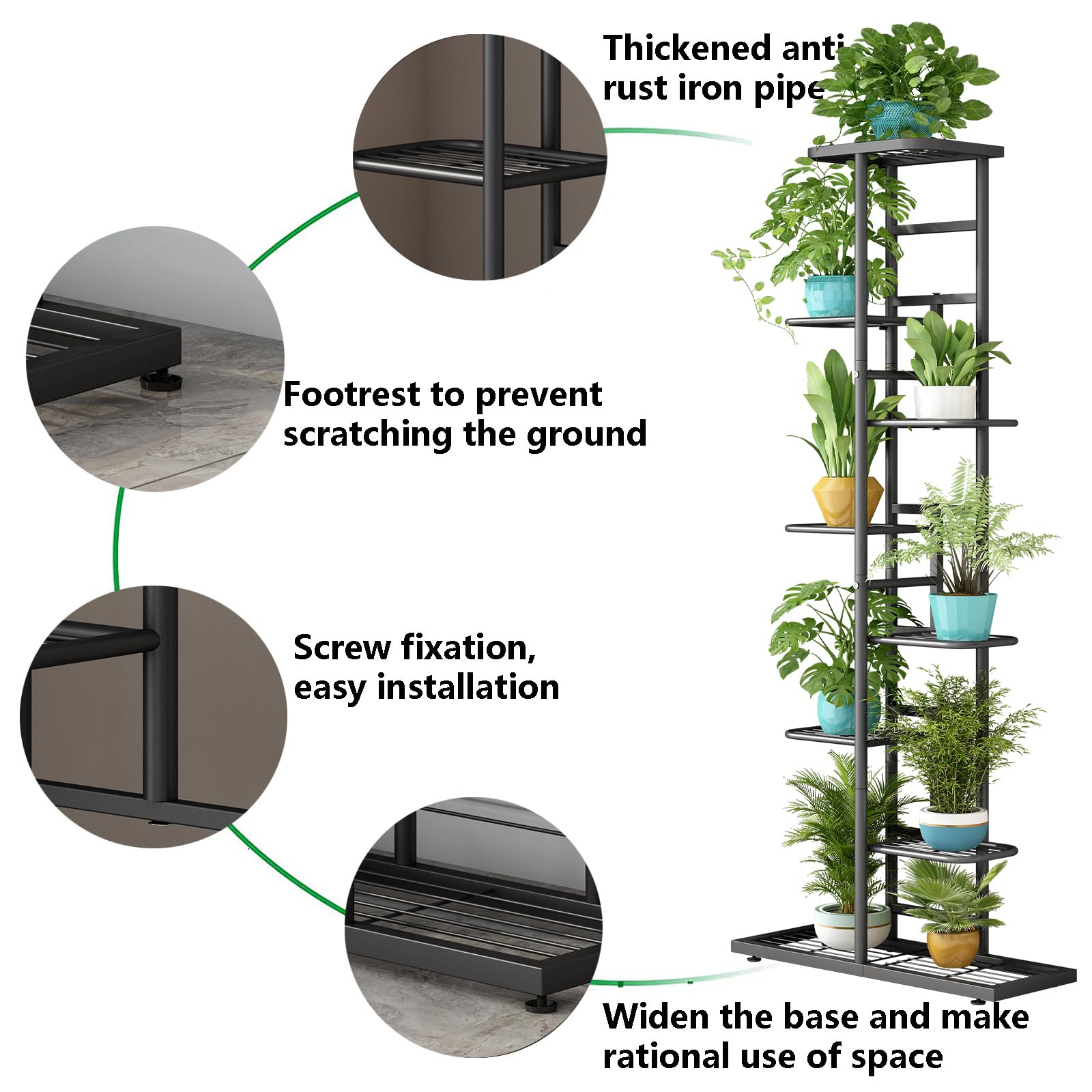 LINZINAR on balcony with potted plants illustrating outdoor display and style benefit