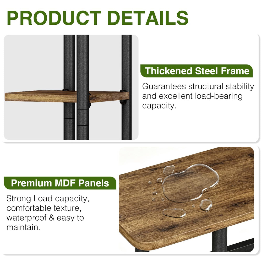LINZINAR detailed view of iron frame and widened base for stability