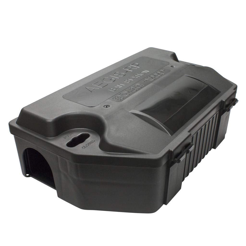LIPHA TECH Aegis RP front view showing locked lid and secure housing for safer bait placement