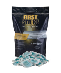 LIPHA TECH FirstStrike front packaging showing bag and portioning benefit