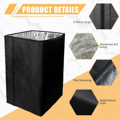 LipLopBest interior aluminum lining detail showing reflective insulation benefit