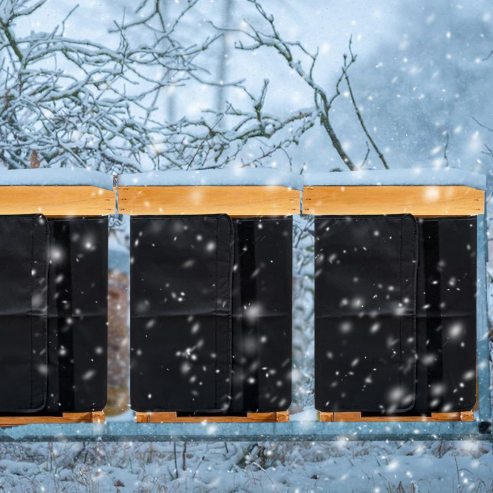 LipLopBest size comparison with ruler illustrating fit for two-deep hive stacks