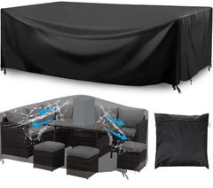 Lipneaed front view on sectional showing full coverage and protection