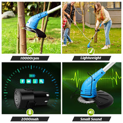 Lipoliftco two 12V 2000mAh batteries with charger, long runtime and quick charge benefit