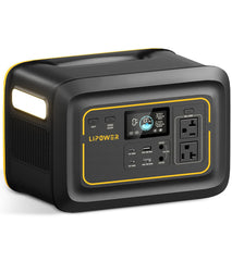 LIPOWER TP300V2 front panel view showing outputs and status for easy use