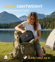 LIPOWER TP300V2 built-in LED modes providing tent light and SOS signaling
