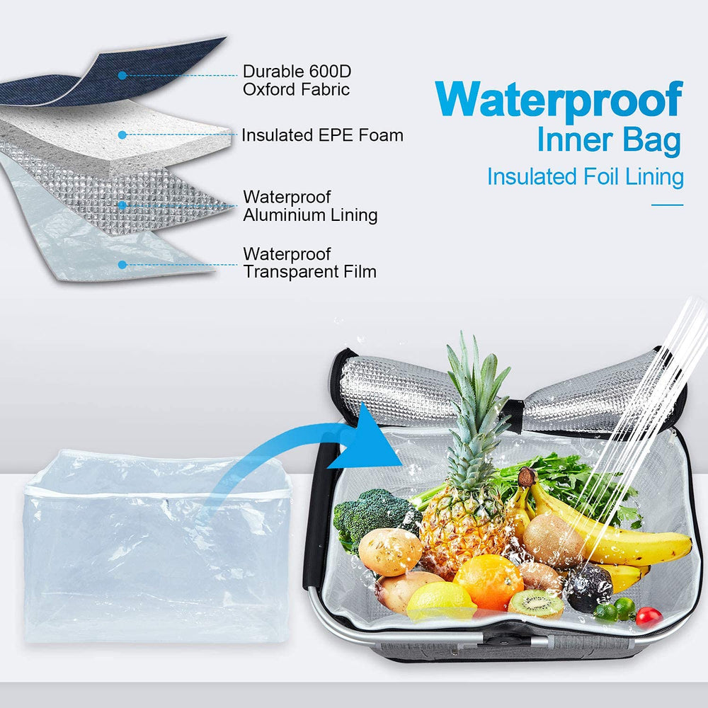 LIQING removed waterproof liner displayed for easy cleaning and leak protection