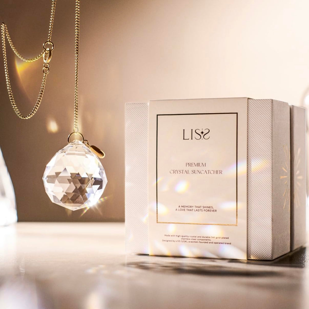 LISS front packaging showing the memorial suncatcher and ready-to-gift box for ease
