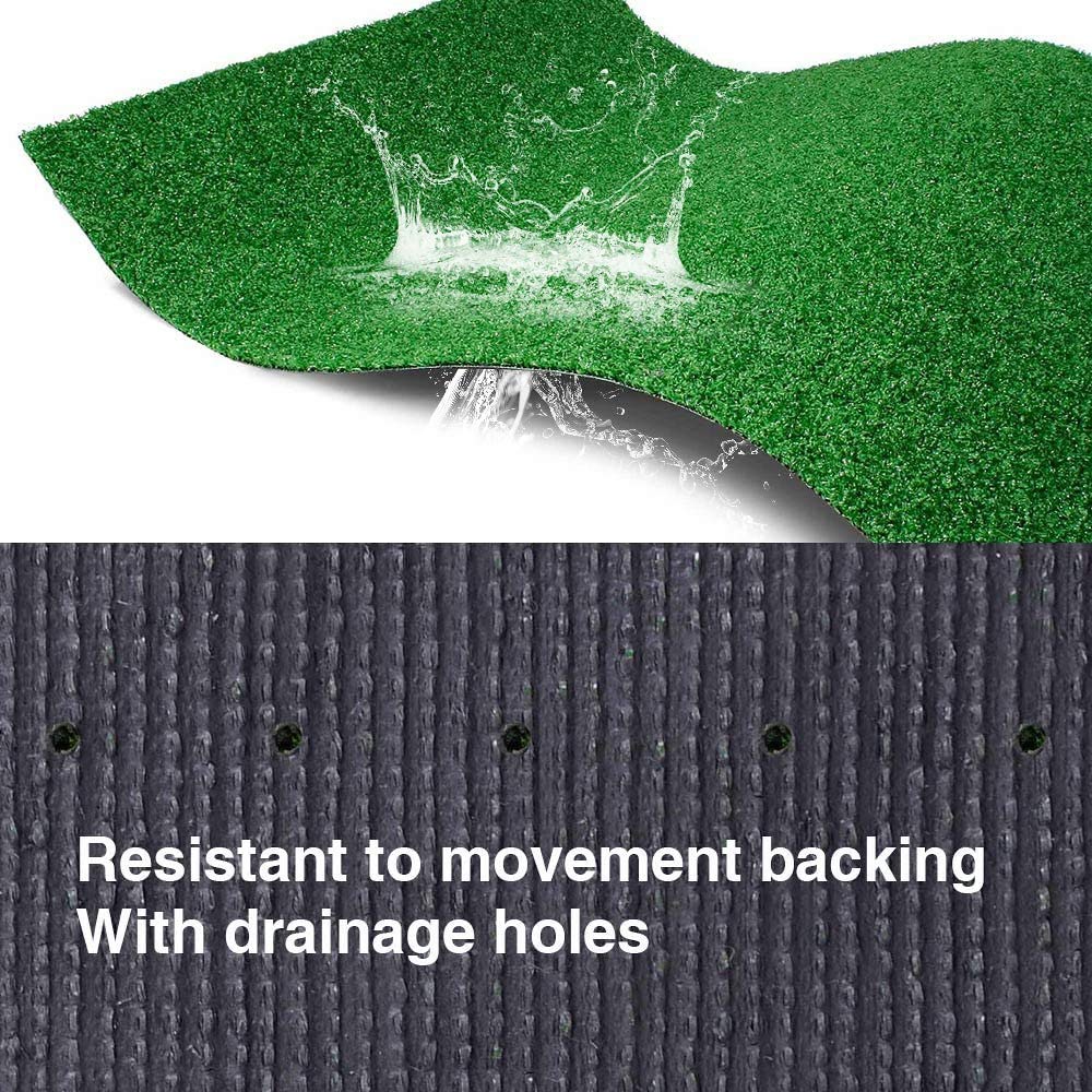 LITA rubber-backed underside with drainage holes for quick drying benefit