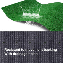 LITA rubber-backed underside with drainage holes for quick drying benefit