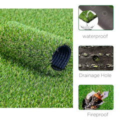 LITA turf installed on patio showing tidy lawn look and low maintenance benefit