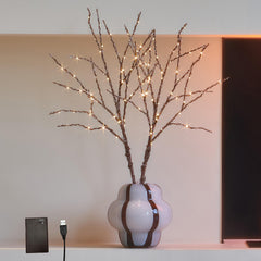 LITBLOOM front view showing full illuminated willow branch and warm glow