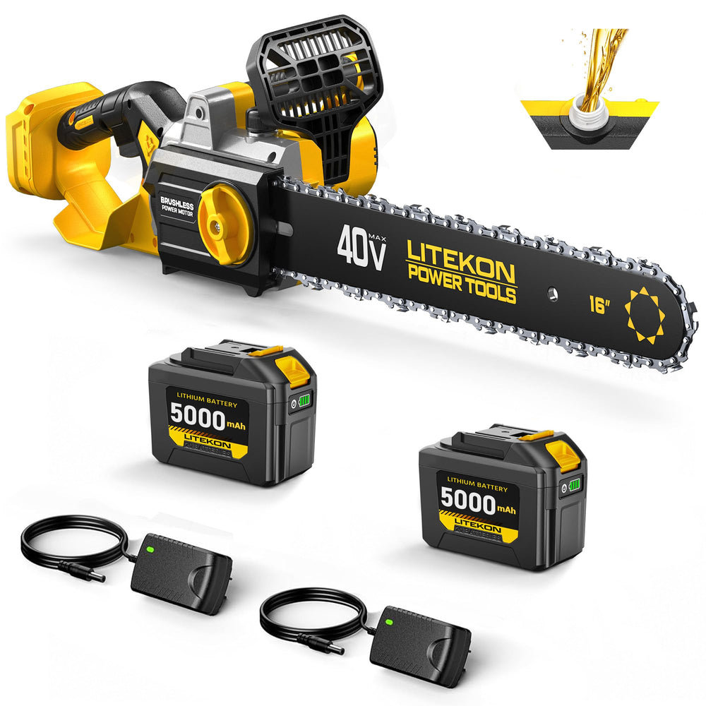LITEKON front packaging showing saw and kit contents, highlights convenience