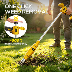 LITEKON ergonomic handle reducing back strain during gardening